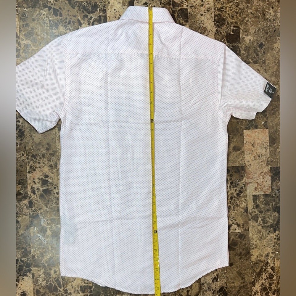 Nine West Mens Wear Dress Shirt Button Slim Fit Wrinkle Free Moisture Wicking - Picture 14 of 17